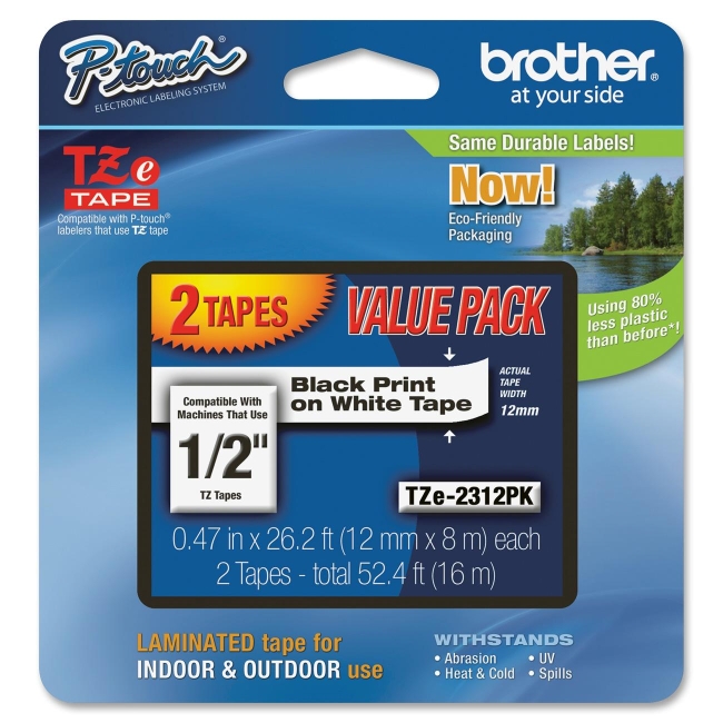 Brother TZ Label Tape Cartridge TZE2312PK