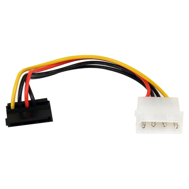 StarTech.com 6in 4 Pin Molex to Right Angle SATA Power Cable Adapter SATAPOWADAPR