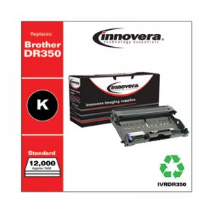 Innovera Remanufactured Black Drum Unit, Replacement for Brother DR350, 12,000 Page-Yield IVRDR350