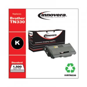 Innovera Remanufactured Black Toner, Replacement for Brother TN330, 1,500 Page-Yield IVRTN330