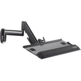 Chief Height Adjustable Dual Arm with Keyboard Tray KWK110B KWK110