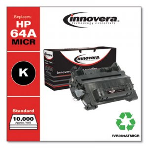 Innovera Remanufactured MICR Toner, Black IVR364ATMICR