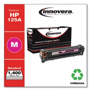 Innovera Remanufactured Magenta Toner, Replacement for HP 125A (CB543A), 1,400 Page-Yield IVRB543A