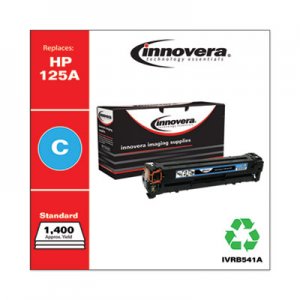 Innovera Remanufactured Cyan Toner, Replacement for HP 125A (CB541A), 1,400 Page-Yield IVRB541A