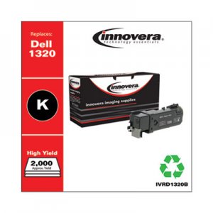 Innovera Remanufactured Black High-Yield Toner, Replacement for Dell 1320 (310-9058), 2,000 Page-Yield IVRD1320B