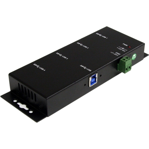 StarTech.com Mountable 4 Port Rugged Industrial SuperSpeed USB 3.0 Hub ST4300USBM