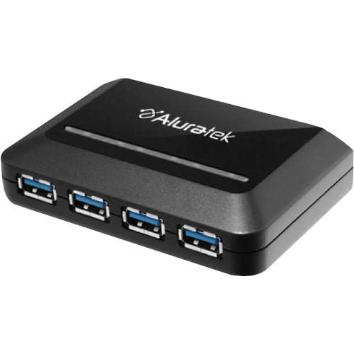 Aluratek 4-port USB 3.0 Hub AUH0304F