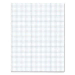 TOPS Cross Section Pads, 5 Squares, 8 1/2 x 11, White, 50 Sheets TOP35051 35051