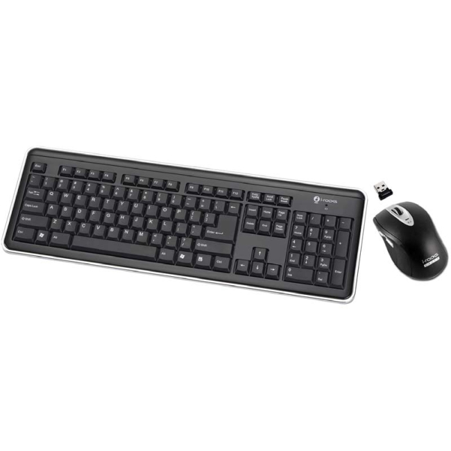 I-Rocks Keyboard and Mouse RF-6577L-BK RF-6577L