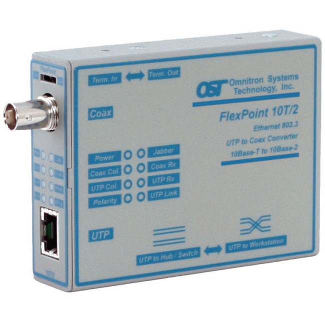 Omnitron FlexPoint Ethernet Transceiver 4320-2