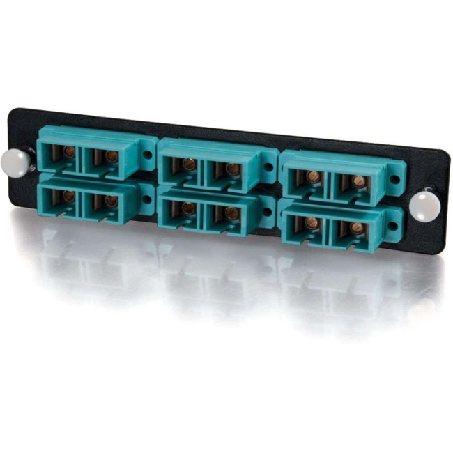 C2G Q-Series 12-Port Duplex Fiber Optic Patch Panel 31103
