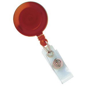 Brady Round Translucent Spring Clip Badge Reel 2120-4736