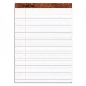 TOPS "The Legal Pad" Ruled Pads, Legal/Wide, 8 1/2 x 11 3/4, White, 50 Sheets TOP75330 75330