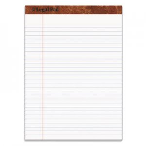 TOPS "The Legal Pad" Ruled Pads, Legal/Wide, 8 1/2 x 11 3/4, White, 50 Sheets TOP75330 75330