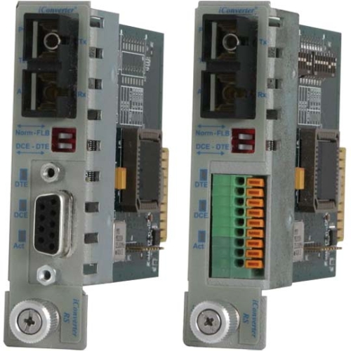 Omnitron iConverter RS-232 to Fiber Media Converter 8771-1