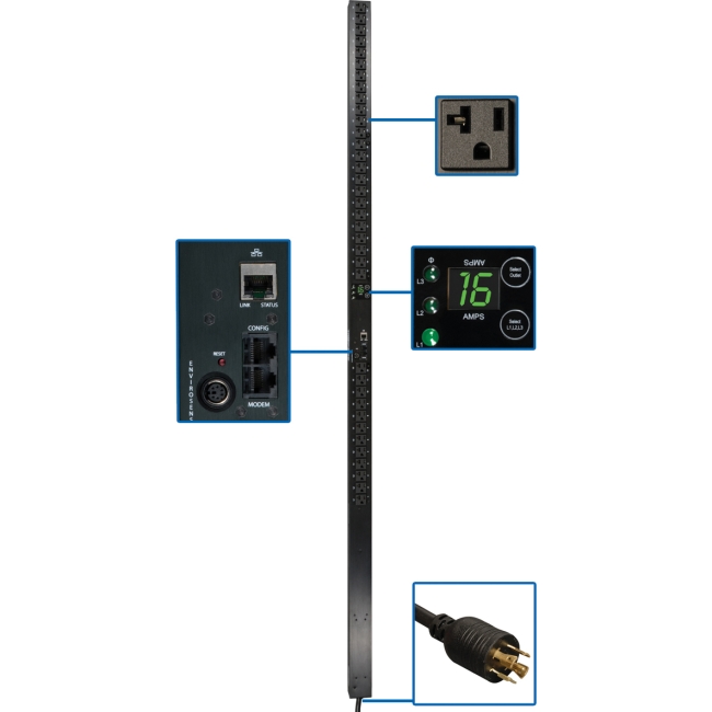 Tripp Lite Monitored 36-Outlets 5.7kW PDU PDU3VN10L2120LV