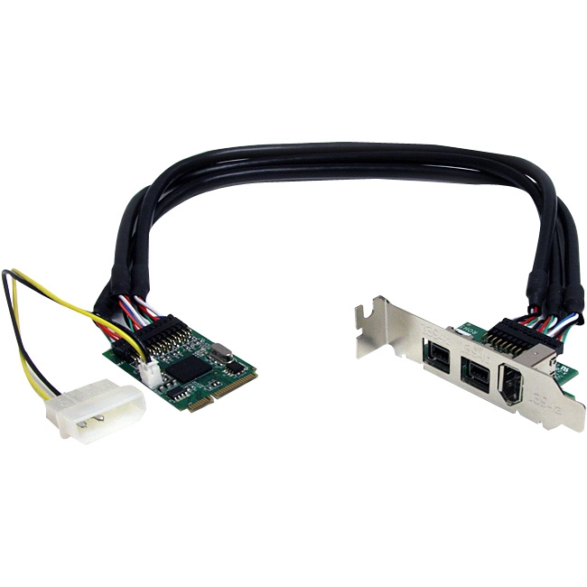 StarTech.com 3 Port 2b 1a 1394 Mini PCI Express FireWire Card Adapter MPEX1394B3