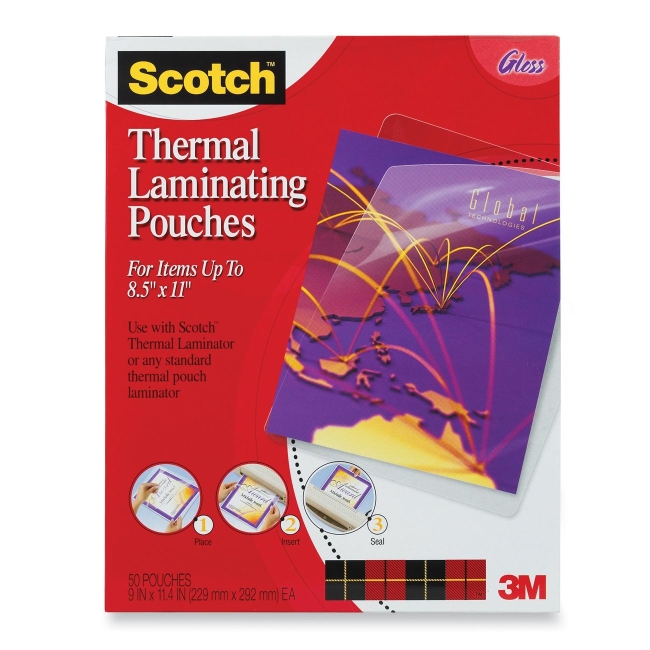 Scotch Thermal Laminating Pouch TP385450