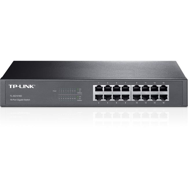 TP-LINK 16-Port Gigabit Desktop Switch TL-SG1016D