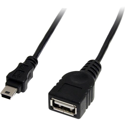 StarTech.com 1 ft Mini USB 2.0 Cable - USB A to Mini B F/M USBMUSBFM1