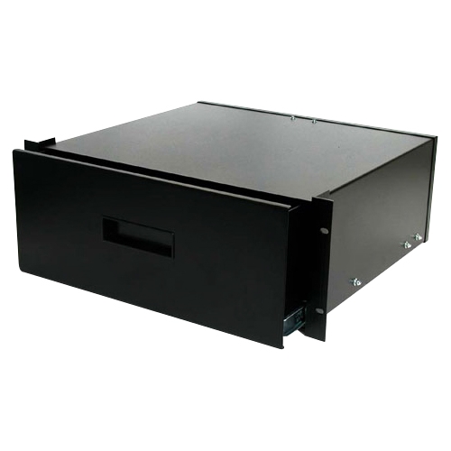 StarTech.com 4U Black Steel Storage Drawer for 19in Racks and Cabinets 4UDRAWER