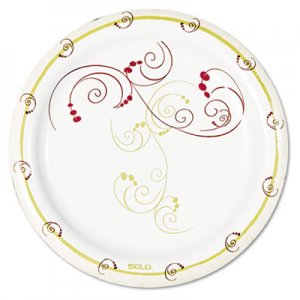 Dart Symphony Paper Dinnerware, Mediumweight Plate, 6", Tan, 1000/Carton SCCMP6J8001CT MP6-J8001