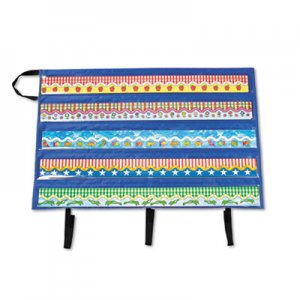 Carson-Dellosa Education Border Storage Pocket Chart, Blue/Clear, 41" x 24.5" CDPCD5652 5652