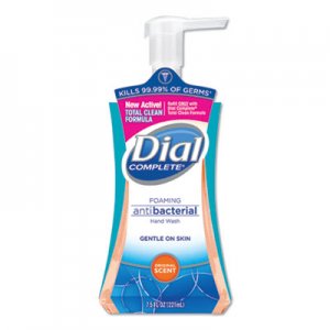 Dial Antibacterial Foaming Hand Wash, Original Scent, 7.5 oz Pump Bottle, 8/Carton DIA02936CT 02936CT