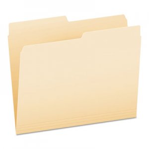 Pendaflex Manila File Folders, 1/2-Cut Tabs, Letter Size, 100/Box PFX75212 752 1/2