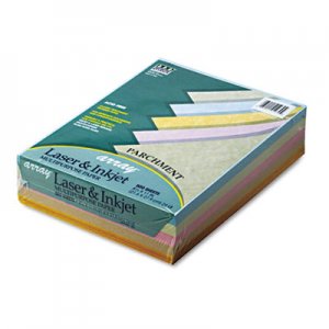 Pacon Array Colored Bond Paper, 24lb, 8-1/2 x 11, Assorted Parchment, 500 Sheets/Ream PAC101079 101079