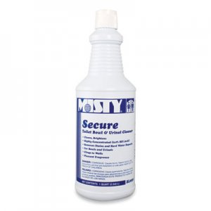 MISTY Secure Hydrochloric Acid Bowl Cleaner, Mint Scent, 32oz Bottle, 12/Carton AMR1038801 1038801
