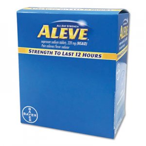 Aleve Pain Reliever Tablets, 50 Packs/Box PFYBXAL50 50003