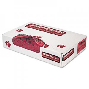Jaguar Plastics Health Care Trash Can Liners, 45 gal, 1.3 mil, 40" x 46", Red, 100/Carton JAGIW4046R A8046PRJ