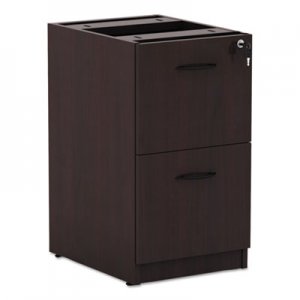 Alera Valencia F/F Drawer Full Pedestal, 15 5/8w x 20 1/2d x 28 1/2h, Mahogany ALEVA542822MY