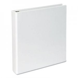 Universal Slant-Ring View Binder, 3 Rings, 1.5" Capacity, 11 x 8.5, White UNV20744