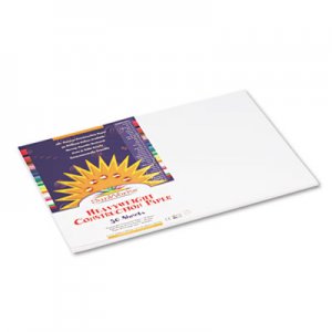 SunWorks Construction Paper, 58 lbs., 12 x 18, Bright White, 50 Sheets/Pack PAC8707 8707