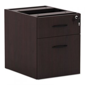 Alera Valencia Series 3/4 Box/File Pedestal,15 5/8w x 20 1/2d x 19 1/4h,Mahogany