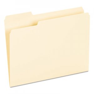 Universal Interior File Folders, 1/3-Cut Tabs, Letter Size, Manila, 100/Box UNV12213