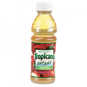 Tropicana 100% Juice, Apple, 10oz Bottle, 24/Carton QKR57178 30110