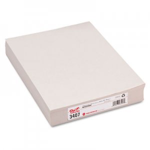 Pacon White Newsprint, 30 lbs., 9 x 12, White, 500 Sheets/Pack PAC3407 3407