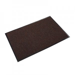 Crown Needle Rib Wipe and Scrape Mat, Polypropylene, 36 x 60, Brown CWNNR0035BR NR 0035BR