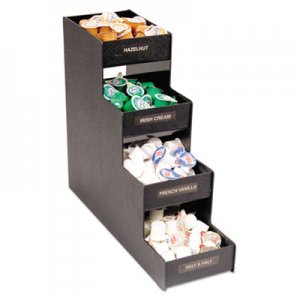 Vertiflex Commercial Grade Narrow Condiment Organizer, 6w x 19d x 15 7/8h, Black VRTVFC1916RC VFC-1916RC