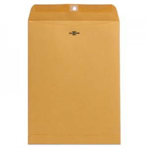 Universal Kraft Clasp Envelope, #10 1/2, Square Flap, Clasp/Gummed Closure, 9 x 12, Brown Kraft, 100/Box UNV41907