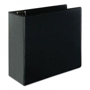 Universal Slant-Ring View Binder, 3 Rings, 5" Capacity, 11 x 8.5, Black UNV20998