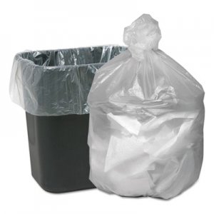 Good 'n Tuff Waste Can Liners, 10 gal, 6 microns, 24" x 24", Natural, 1,000/Carton WBIGNT2424 GNT2424