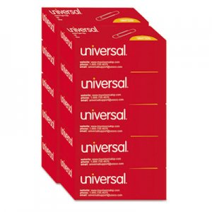 Universal Smooth Paper Clips, Wire, Jumbo, Silver, 1000/Pack UNV72220 A7072220