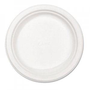 Chinet Paper Dinnerware, Plate, 8 3/4" dia, White, 500/Carton HUH21227 21227