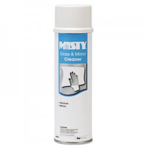 MISTY Glass and Mirror Cleaner with Ammonia, 19 oz Aerosol Spray, 12/Carton AMR1001447 1001447