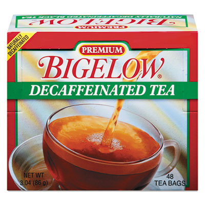 Bigelow Single Flavor Tea, Decaffeinated Black, 48 Bags/Box BTC00356 RCB00356