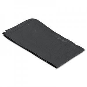 Ex-Cell Sanitary Napkin Receptacle Liner Bag, Plastic, Black, 1000/Carton EXCLB1718 LB-1718 BLK